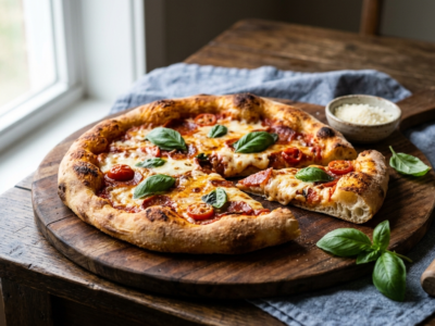 Pâte à pizza sans repos rapide et facile