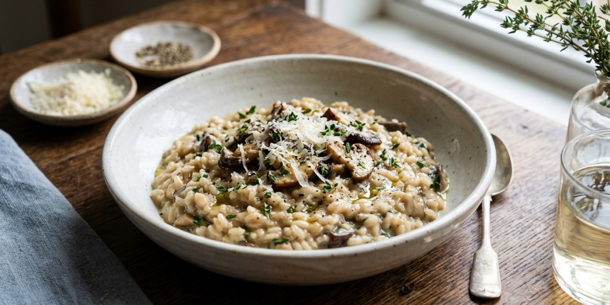 Risotto crémeux sans crème fraîche