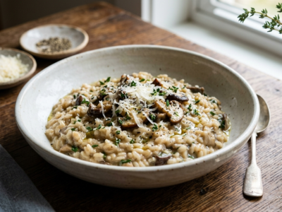 Risotto crémeux sans crème fraîche