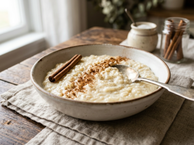 Riz au lait classique sans four