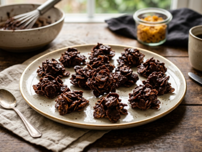 Roses des Sables sans four, gourmandise croustillante au chocolat
