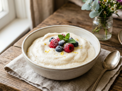 Sabayon vegan sans œuf, une mousse légère et onctueuse