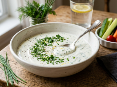 Sauce au fromage blanc sans moutarde