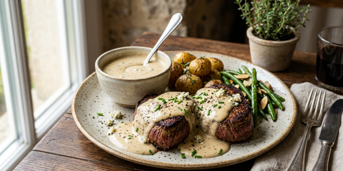 Sauce au Roquefort sans crème fraîche, onctueuse et savoureuse