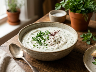 Sauce blanche kebab sans vinaigre, recette maison facile et savoureuse
