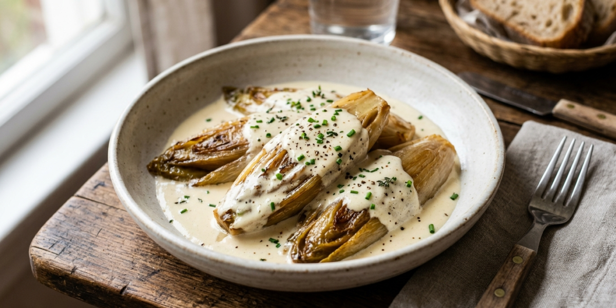 Sauce crémeuse pour endives sans moutarde