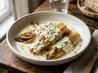 Sauce crémeuse pour endives sans moutarde