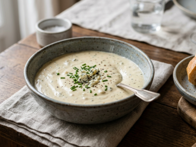 Sauce Roquefort sans Moutarde – Sauce Crémeuse et Fromagère