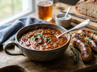 Sauce savoureuse pour saucisse sans moutarde