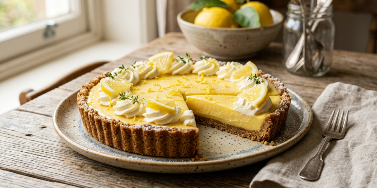 Tarte au citron sans cuisson au four