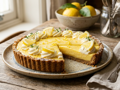 Tarte au citron sans cuisson au four