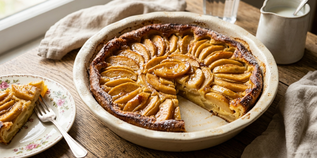 Tarte aux pommes sans pâte
