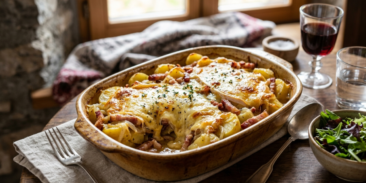 Tartiflette sans crème fraîche traditionnelle