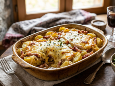 Tartiflette sans crème fraîche traditionnelle
