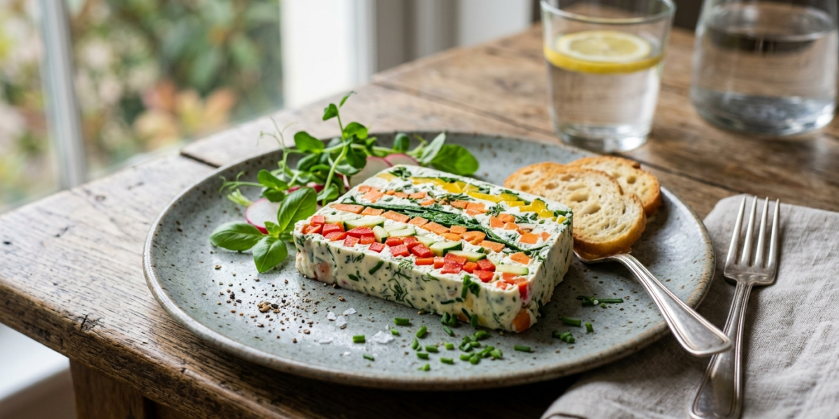 Terrine de légumes fraîche sans cuisson