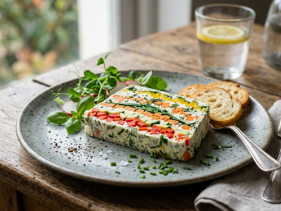 Terrine de légumes fraîche sans cuisson