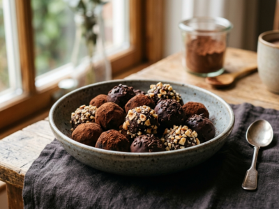 Truffes au chocolat sans four, délicieuses et faciles à préparer