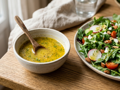Vinaigrette Douce au Miel Sans Vinaigre