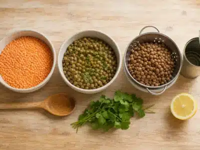 Lentilles et FODMAP : corail, vertes ou en conserve, quelles portions ?
