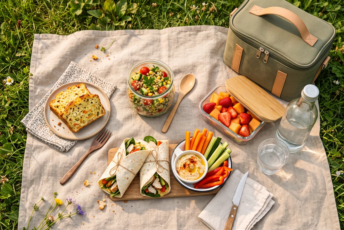 Pique-nique sans gluten sans lactose : idées de recettes à emporter